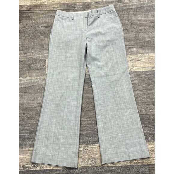 Express Workwear Editor Design Studio Women's Gray Wide Leg Slacks Size 4 - Picture 10 of 10